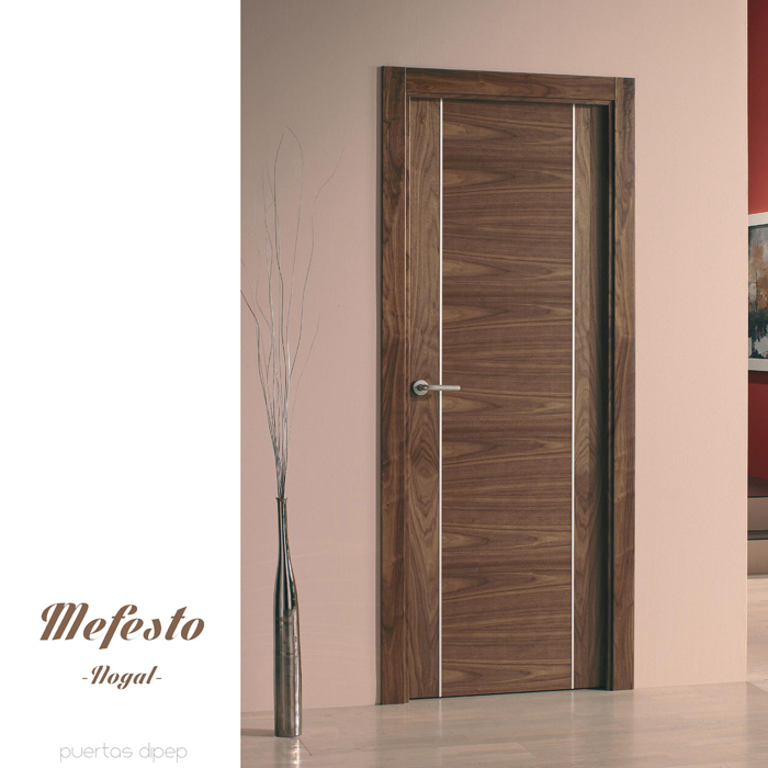 Puerta moderna modelo Mefesto